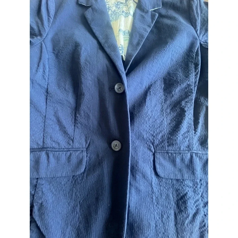 Tommy Bahama Jacket Womens Small Button Up‎ Blue